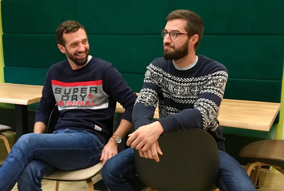 Anthony Labussière et Rémi Boulanger co-fondateurs de Téodym